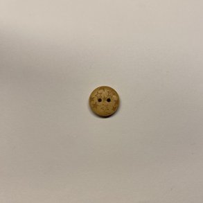 Tr�knap med sm� stjerner - 15 mm 